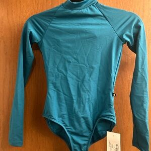 Mariia Long Sleeve Teal Leo AS
